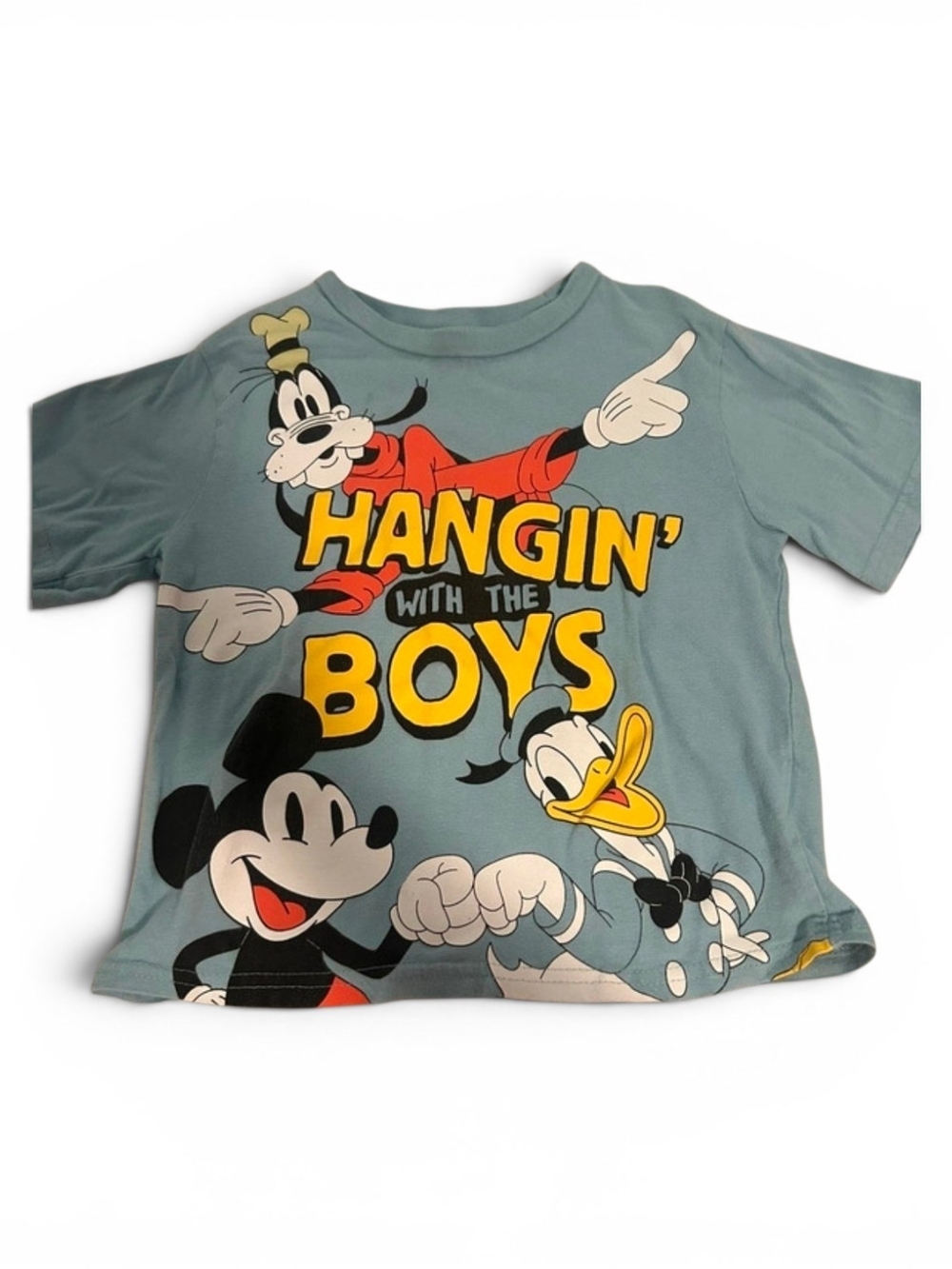 🎉 Disney Mickey Mouse Donald Duck Goofy Hangin' With The Boys Tee S 🐭
